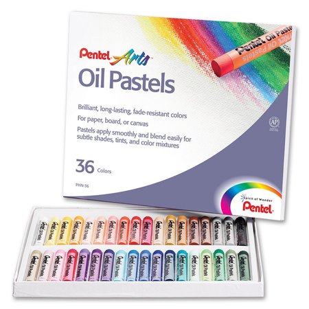 Pentel Oil Pastel Set, PK108 PHN-36